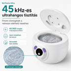 SínTiszta Ultra - Ultrahangos Műfogsor, Fogszabályzó- és Síntisztító