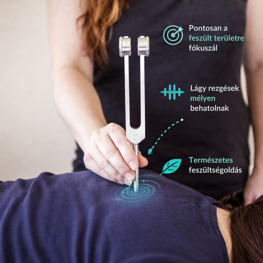 NeuroVibe 128 Hz Mélyrezgéses Hangvilla Feszültségoldás Támogatására