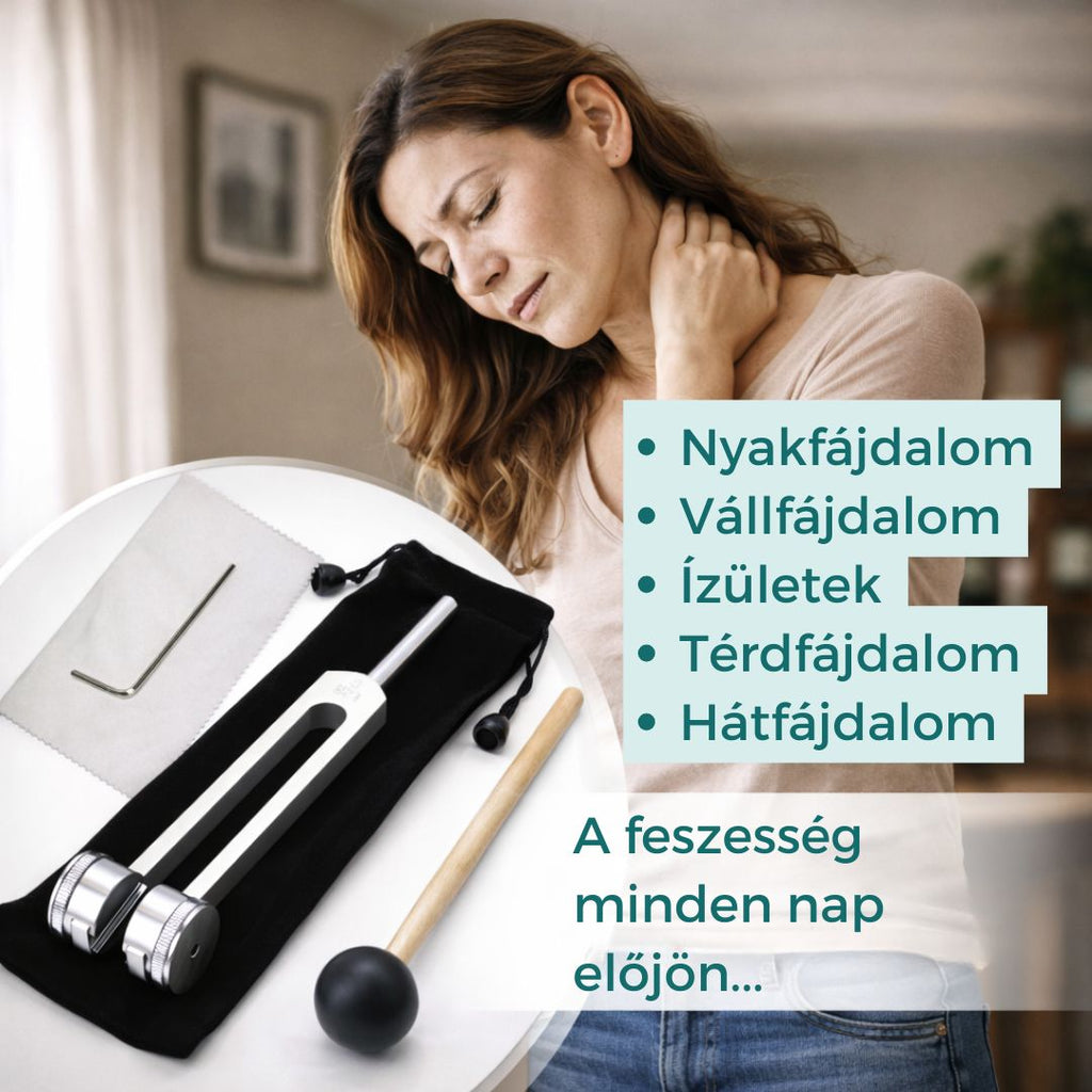 NeuroVibe 128 Hz Mélyrezgéses Hangvilla Feszültségoldás Támogatására