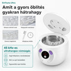SínTiszta Ultra - Ultrahangos Műfogsor, Fogszabályzó- és Síntisztító
