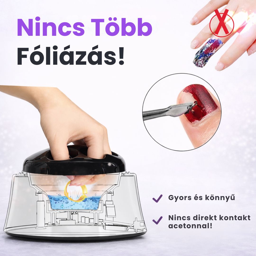 NailSpa Gőzös Köröm Gél Lakk Leoldó - 15 Perc Alatt