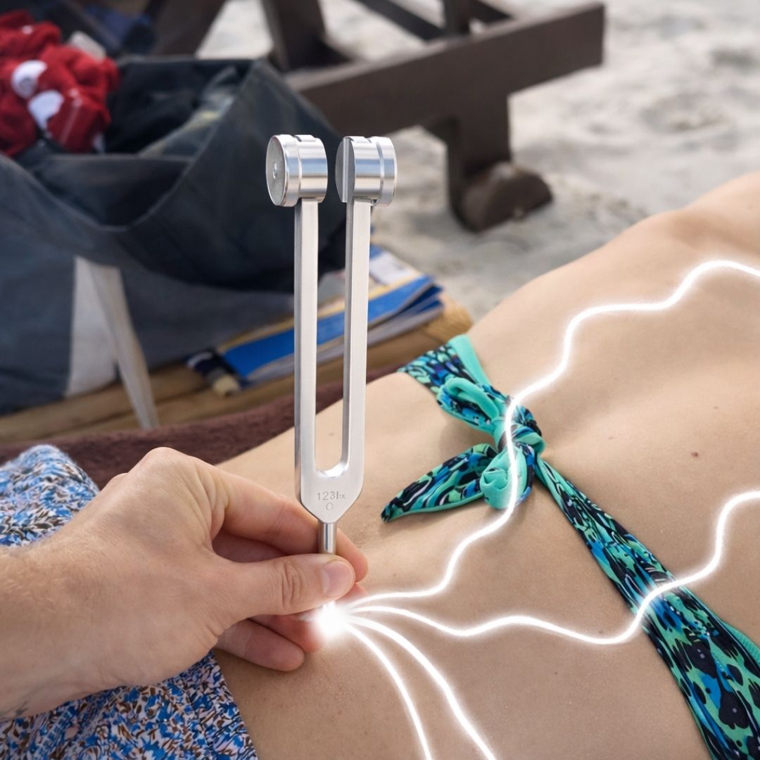 NeuroVibe 128 Hz Mélyrezgéses Hangvilla Feszültségoldás Támogatására